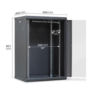 ARMOIRE INFORMATIQUE 18U 600*450